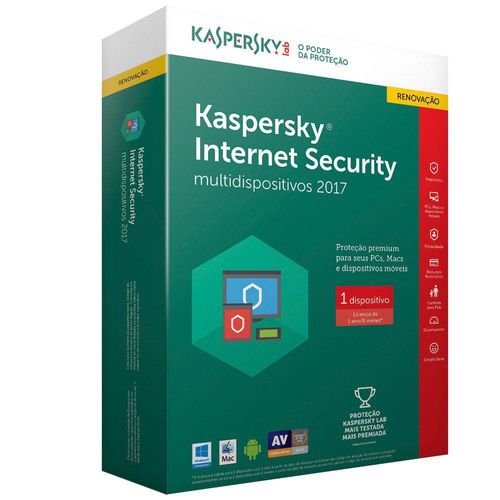 Antivirus Kaspersky Internet Security 2017 1 Usuario é bom? Vale a pena?