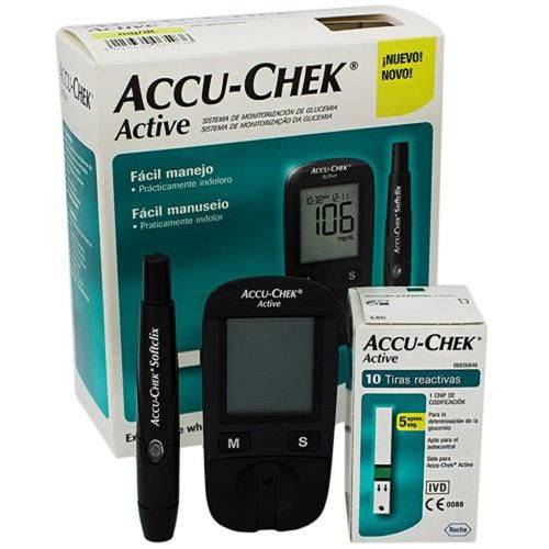 Aparelho de Glicemia Accu-chek Active (kit) - Roche é bom? Vale a pena?