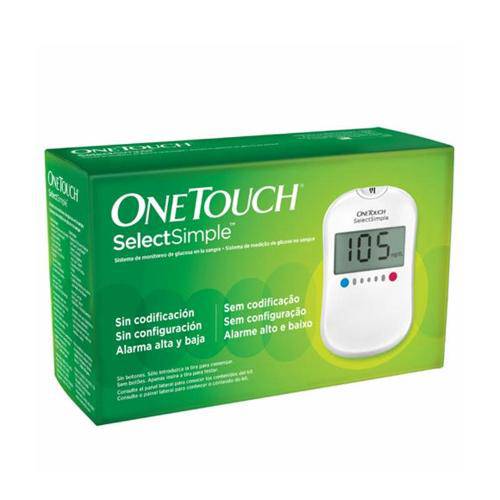 Aparelho de Glicemia One Touch Select Simple + 10 Tiras + 10 Lancetas + Lancetador + Caixa para Arm é bom? Vale a pena?