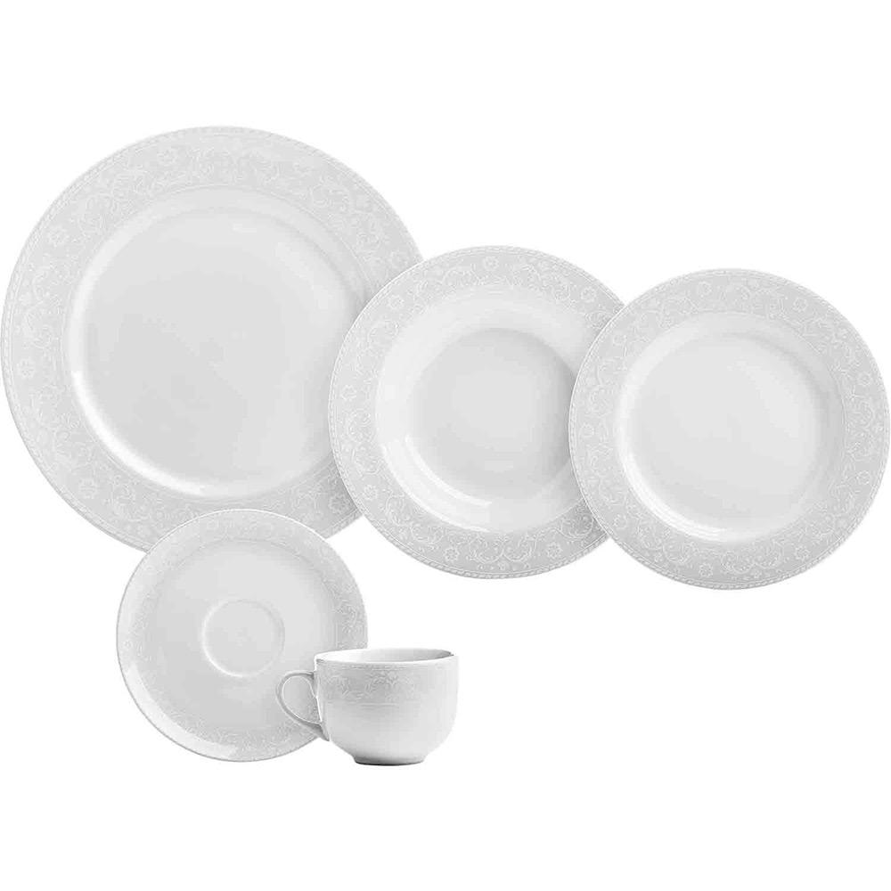 Aparelho de Jantar 20 Peças Porcelana Classic Branco - Ricaelle é bom? Vale a pena?