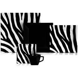 Aparelho de Jantar Porto Brasil Zebra Quadrado - 30 Peças é bom? Vale a pena?