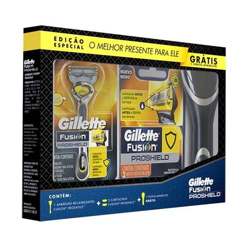 App Barbear Gillette Fusion ProShield +Grátis Porta-Aparelho é bom? Vale a pena?