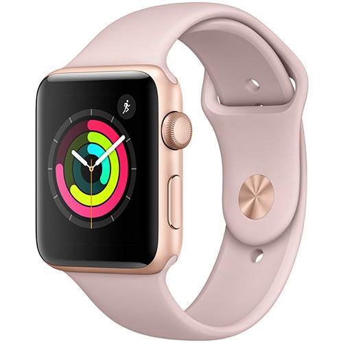 Apple Watch Series 3 GPS com Pulseira Esportiva Dourado e Rosa - 42 Mm é bom? Vale a pena?