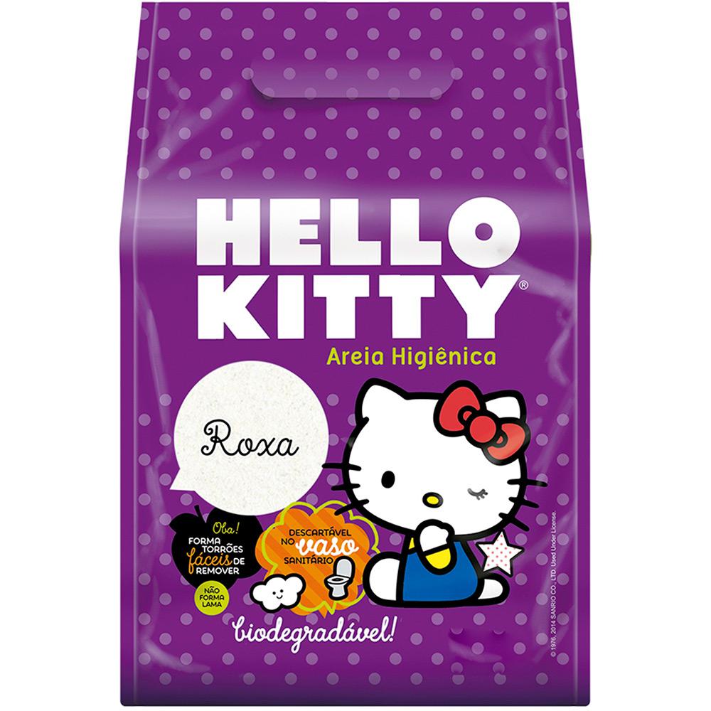 Areia Higiênica Hello Kitty Roxa - 2Kg é bom? Vale a pena?