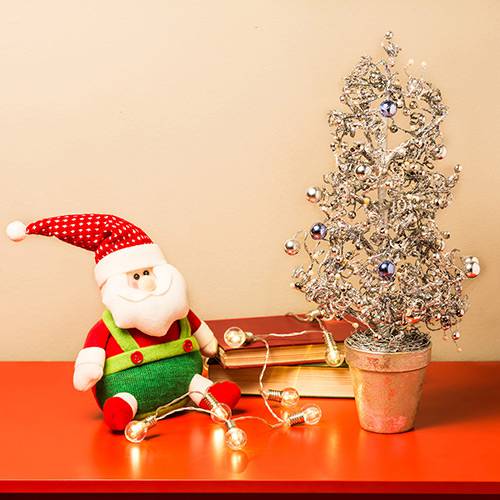 Árvore de Mesa com Cachepô Prateada, 43cm - Christmas Traditions é bom? Vale a pena?
