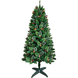 Árvore de Natal Decorada 1,8m 700 Galhos Enfeitada com Pinhas e Frutinhas - Orb Christmas é bom? Vale a pena?