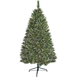 Árvore de Natal Nevada com Pinhas 1,8m 502 Galhos e Base Metálica - Orb Christmas é bom? Vale a pena?