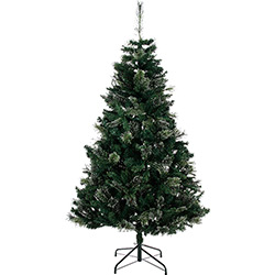 Árvore de Natal Verde 1,8m com Floquinhos Prateados 880 Galhos Base Metálica - Orb Christmas é bom? Vale a pena?