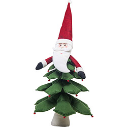 Árvore Divertida com Papai Noel no Topo 50cm Christmas Traditions é bom? Vale a pena?