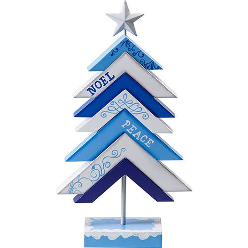 Árvore em Madeira Pintada Christmas Traditions Azul e Branca é bom? Vale a pena?