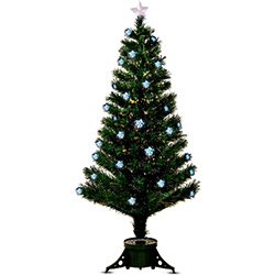 Árvores de Natal - Árvore de Fibra Ótica Azul 2,4m - Importada é bom? Vale a pena?