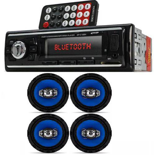 Auto Radio Automotivo Bluetooth Mp3 Player USB e Kit 4 Alto Falantes Orion 6 Pol 220w Rms é bom? Vale a pena?