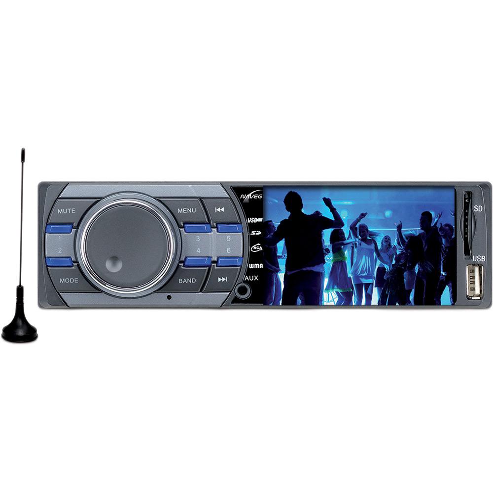 Auto Rádio MP5 Player Automotivo Naveg NVS 3079TV Tela LCD 3" com TV Digital é bom? Vale a pena?
