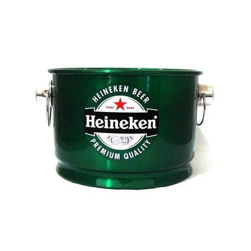 Balde Alumínio Para Gelo Cerveja Verde Logo Heineken 12l é bom? Vale a pena?