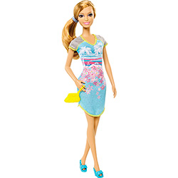 Barbie Festa de Pijama Vestido Azul Praia - Mattel é bom? Vale a pena?