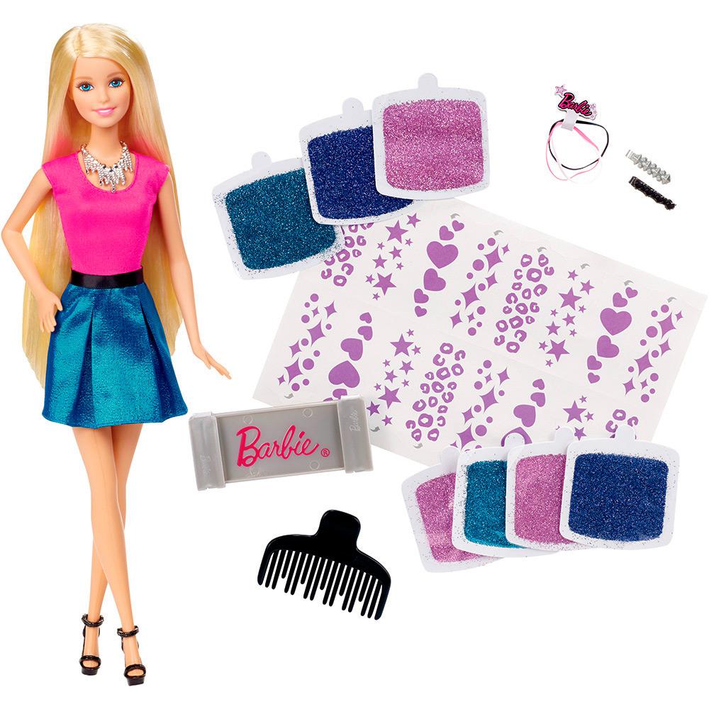 Barbie Glitter no Cabelo - Mattel é bom? Vale a pena?