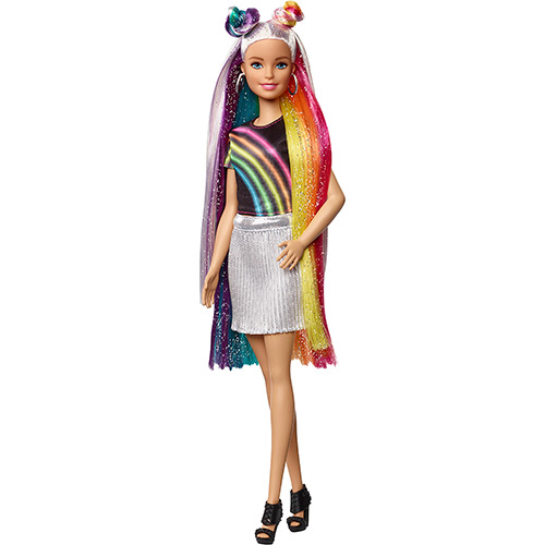 Barbie Penteados de Arco-Iris Fxn96 - Mattel é bom? Vale a pena?