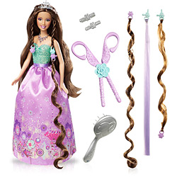Barbie Princesa Penteado Mágico Morena / Roxo - Mattel é bom? Vale a pena?