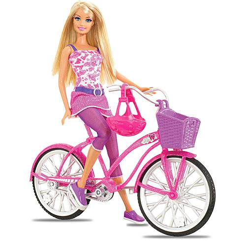 Barbie Real Bicicleta com Boneca ¿ Mattel é bom? Vale a pena?