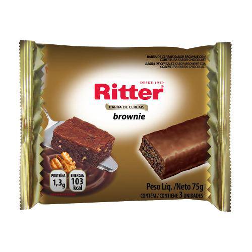 Barra de Cereais Brownie C/3 - Ritter é bom? Vale a pena?