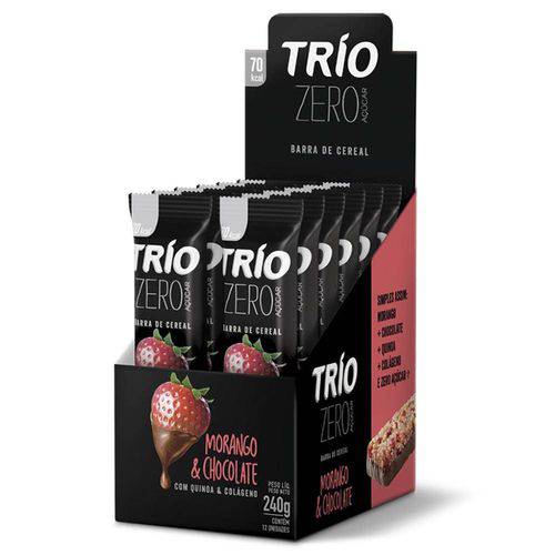 Barra de Cereal Trio Zero Açúcar com 12 Unid Morango com Chocolate é bom? Vale a pena?