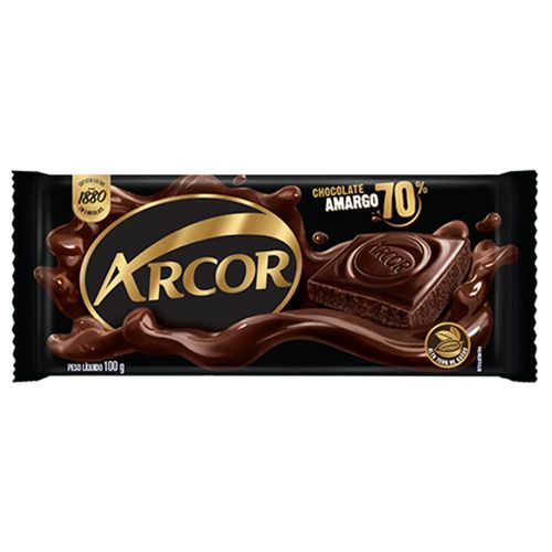 Barra de Chocolate Amargo 70% Cacau 100g Arcor é bom? Vale a pena?