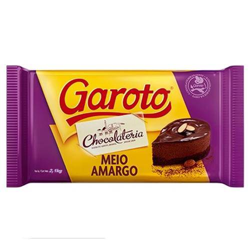 Barra de Chocolate Meio Amargo 2,1kg - Garoto é bom? Vale a pena?