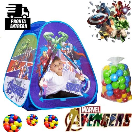 Barraca Toca Infantil Vingadores Avengers Piscina de Bolinha é bom? Vale a pena?