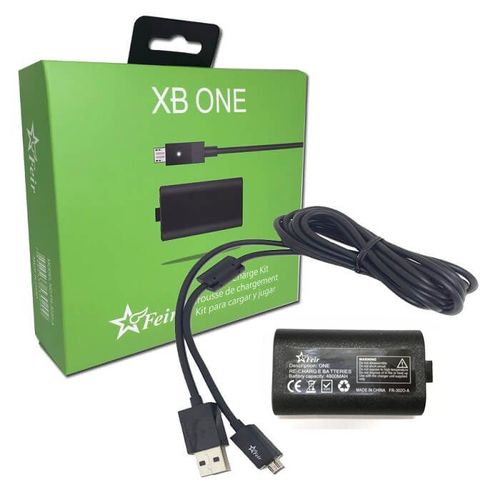 Bateria 4800mah Recarregável + Cabo USB para Controle Wireless de Xbox One Feir Fr-302o-a é bom? Vale a pena?