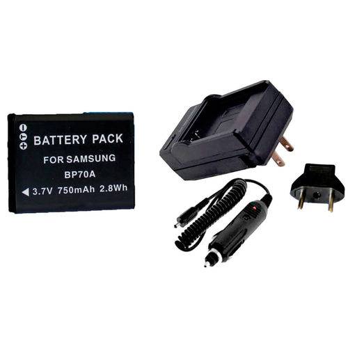 Bateria Bp70a + Carregador para Samsung Es65, Es70, Pl80, Pl100, Sl50, Sl600, Sl630 é bom? Vale a pena?