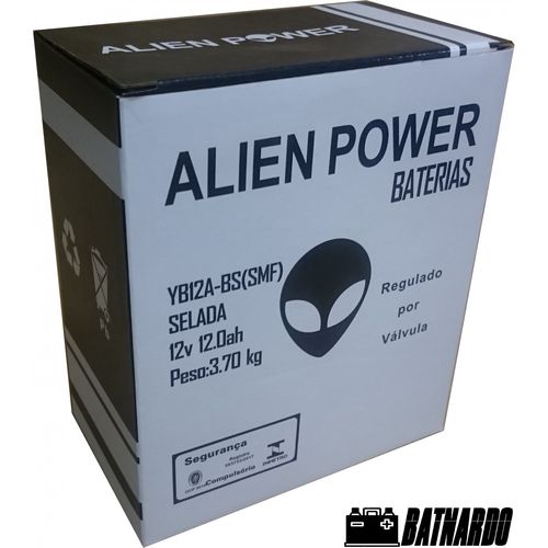 Bateria de Moto Alien Power Selada YB12AA 12ah Cb 400 450 é bom? Vale a pena?