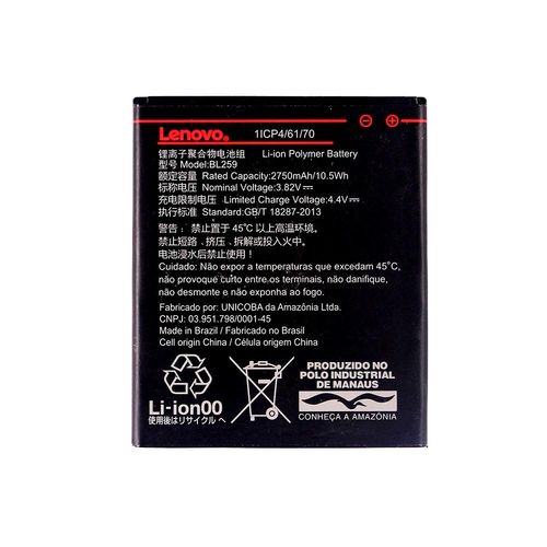 Bateria Lenovo K5 2750mah é bom? Vale a pena?