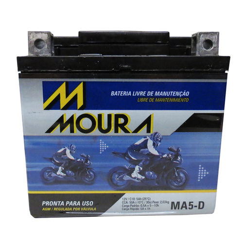 Bateria Moura Ma5-d YTZ6V -Honda Xre 300 / Yamaha Ybr 125 Factor é bom? Vale a pena?