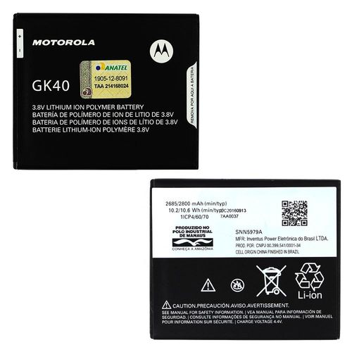 Bateria Motorola Moto G4 Play GK40 XT1600 é bom? Vale a pena?