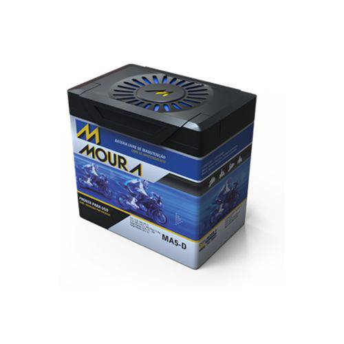 Bateria Moura Ma5d 125/150 Cg/titan/biz/nxr/bros/fan/xre300 é bom? Vale a pena?