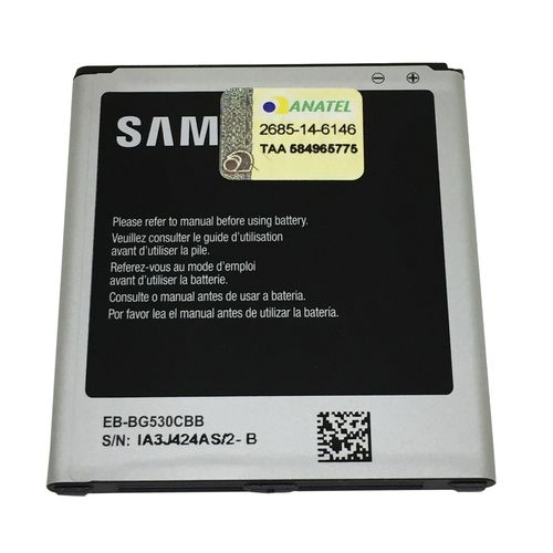 Bateria Samsung Eb-bg530cbb Galaxy Gran Prime Duos Original Nacional com Selo Anatel é bom? Vale a pena?