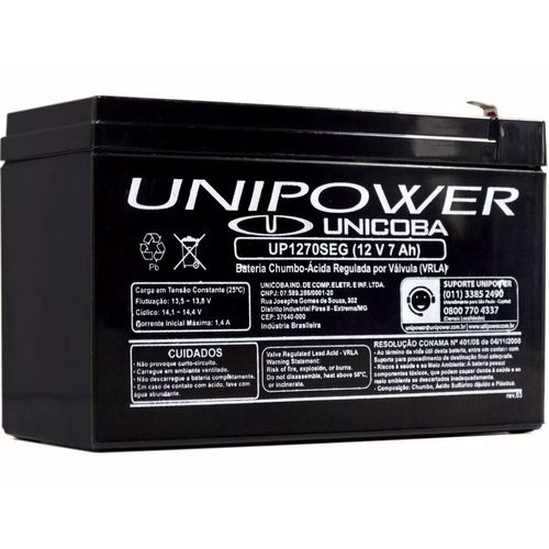 Bateria Selada Nobreak 12v 7a para Alarmes e Cerca Elétrica é bom? Vale a pena?
