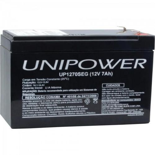 Bateria Selada Up1270seg 12v/7a Unipower é bom? Vale a pena?