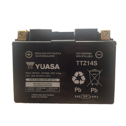 Bateria Yuasa Ttz14s Shadow 750 Transalp Midnight 950 Cb1300 é bom? Vale a pena?