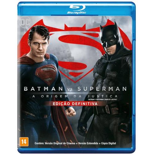 Batman Vs Superman - a Origem da Justiça – Blu-Ray - 2 Discos é bom? Vale a pena?