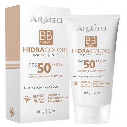 Bb Cream Árago Dermocosméticos Hidracolors Fps 50 - Bege - 60g é bom? Vale a pena?