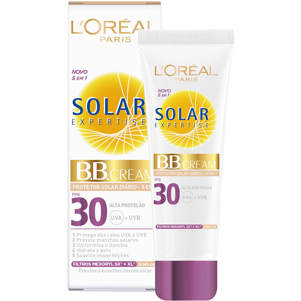 BB Cream L'Oréal Paris Solar Expertise Protetor Solar Diário 5 em 1 FPS 30 50g é bom? Vale a pena?