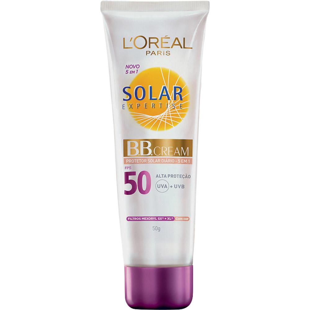 BB Cream L'Oréal Paris Solar Expertise Protetor Solar Diário 5 em 1 FPS 50 50g é bom? Vale a pena?