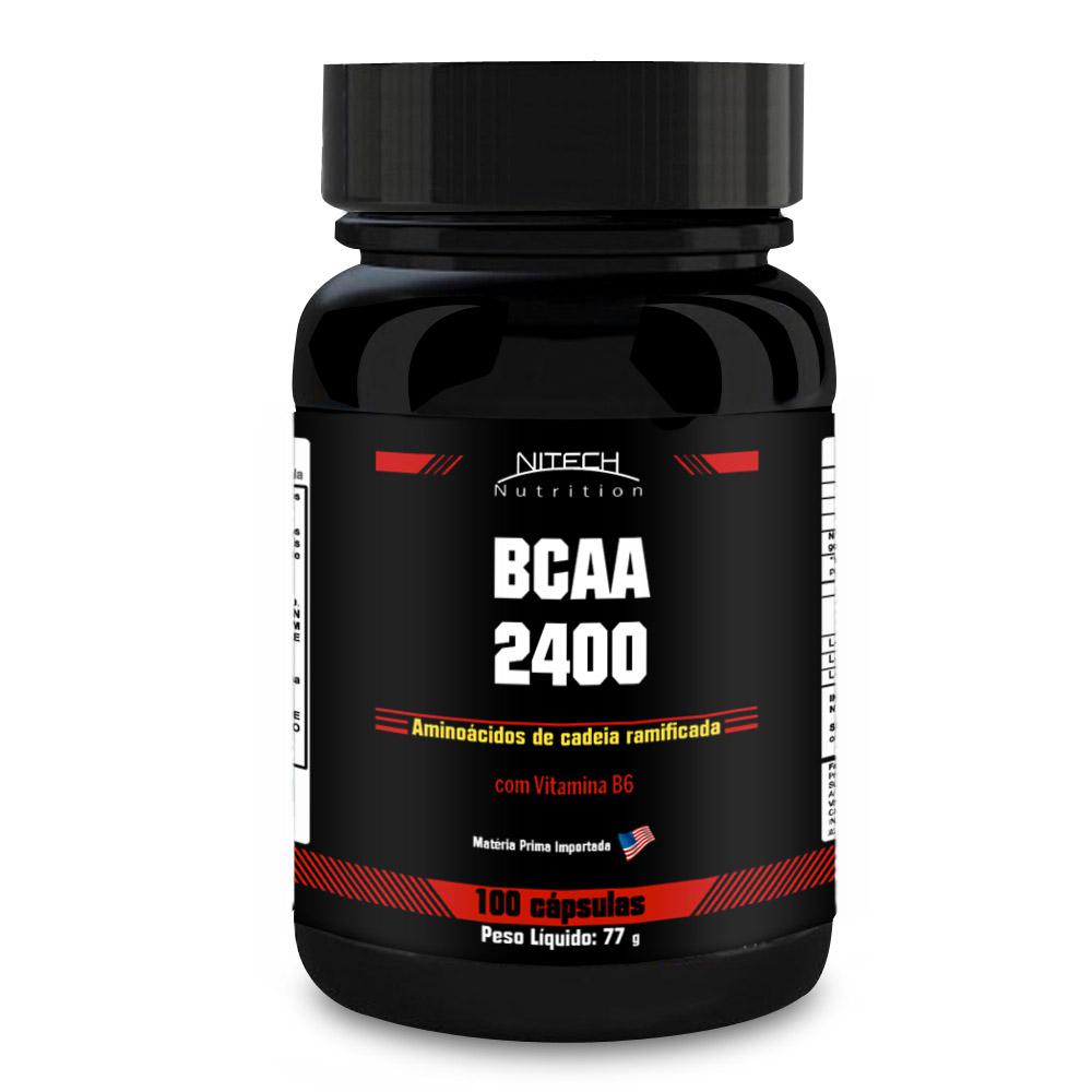 BCAA 2400 - 100 Cápsulas - Nitech Nutrition é bom? Vale a pena?