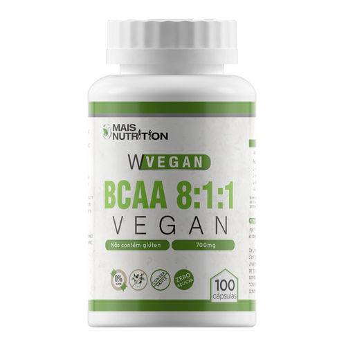 BCAA Vegan 100 Capsulas 800mg 8:1:1 - Mais Nutrition é bom? Vale a pena?