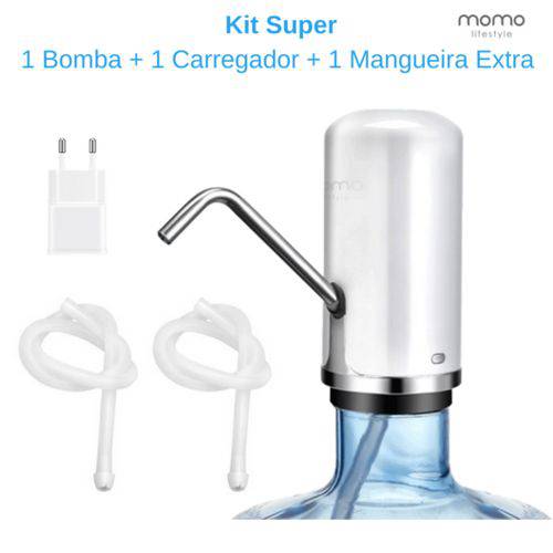 Bebedouro Bomba de Água para Galão Elétrica Bebedouro Momo Lifestyle Kit Super Branco é bom? Vale a pena?