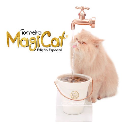 Bebedouro Torneira para Gatos Magicat Edição Especial Gold 220v é bom? Vale a pena?