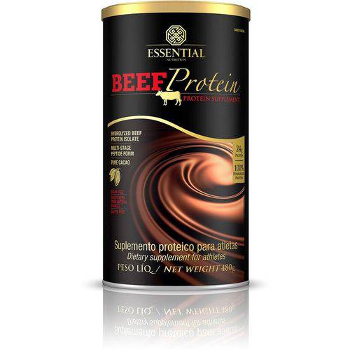 Beef Whey Protein Cacau - Essential Nutrition - 480g é bom? Vale a pena?