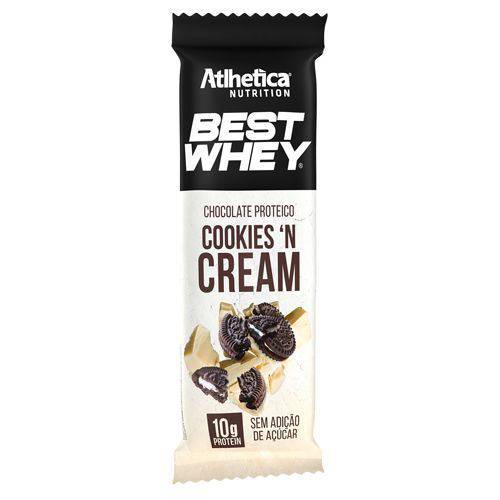 Best Whey Chocolate Proteico Branco (12 Unidades 50g) Cookies N Cream - Atlhetica Nutrition é bom? Vale a pena?