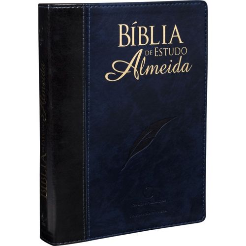 Biblia de Estudo Almeida Ra - Capa Luxo - Azul e Preta é bom? Vale a pena?